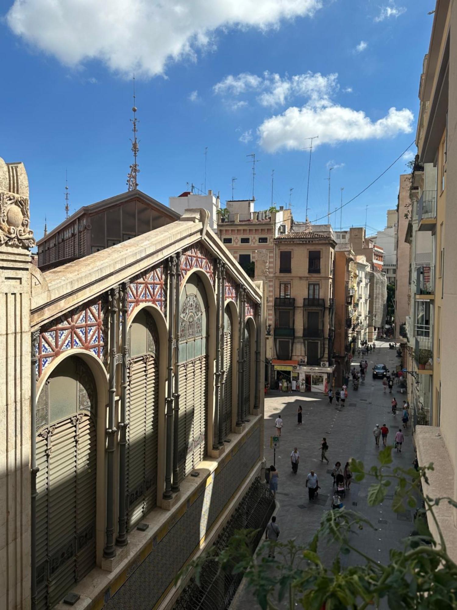 Mirador 1 Del Mercado Central - Habitacion Con Bano Privado En El Centro De La Ciudad Vella Valencie Exteriér fotografie
