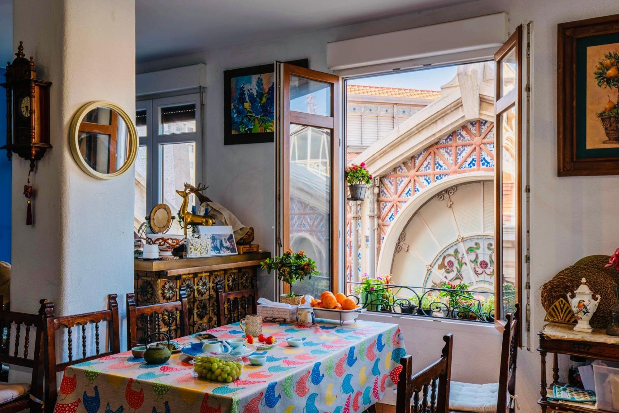 Mirador 1 Del Mercado Central - Habitacion Con Bano Privado En El Centro De La Ciudad Vella Valencie Exteriér fotografie